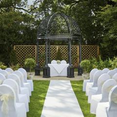 Garden Wedding Ceremony Photo