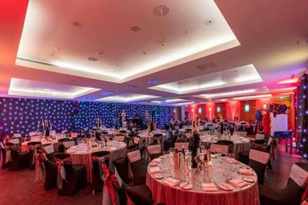 Awards dinner at a Hilton hotel