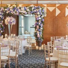 Ballroom Wedding Setup