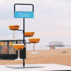 Beach View with Drinks Stand Photo