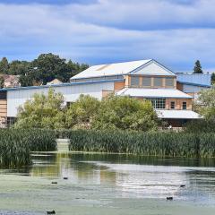 Kettering Conference Centre Exterior with Lake Photo