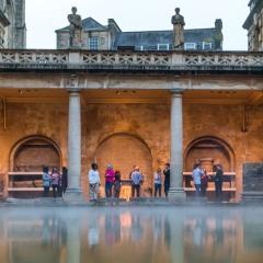 Drinks reception at the Roman Baths Photo