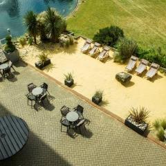 Outdoor Terrace Seating and Sun Loungers