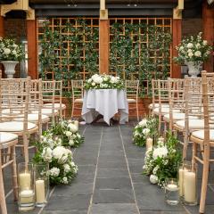 Courtyard Wedding Ceremony