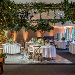 Garden Pavilion Wedding Setup