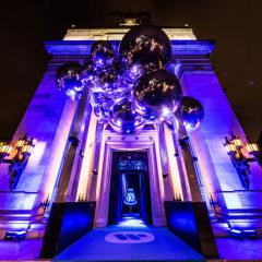 60 Great Queen Street Illuminated for an After Party at Night