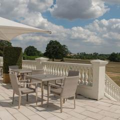 Enjoy far reaching views across our stunning landscape on our mansion house terrace Photo