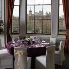 Banquet Table with Covers