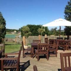 Outside decking area