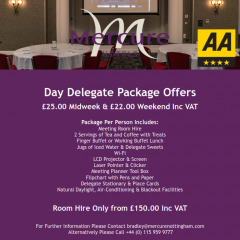 Mercure Nottingham City Centre Hotel - Mid-Week Day Delegate Offer