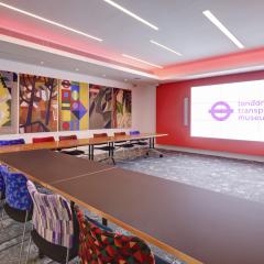Cubic Foyer – boardroom set up - London Transport Museum